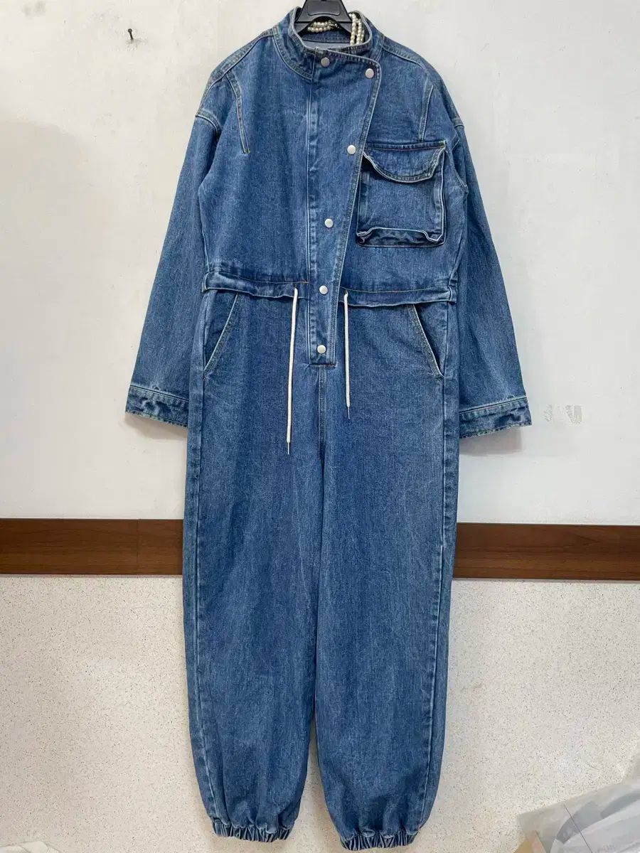 新 N5685 デニム ジョーカー オールインワン