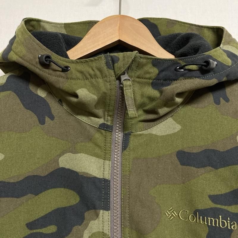 Columbia コロンビア ジャケット 上着 ジャケット ブレザー Columbia アイスヒル フーディジャケット M カモフラージュ 裏フリース 216 PM3666