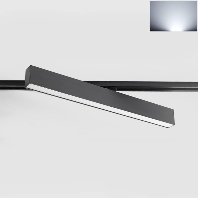 【特価商品】ZYJ 業務用 ダクトレール用 LED蛍光灯 配線ダクトレール用照明器具 一体型 ダクトレール用ライト ライティングレール照明 施設照明 フリッカーレス 大光量2900lm 20W型2灯相当 発光