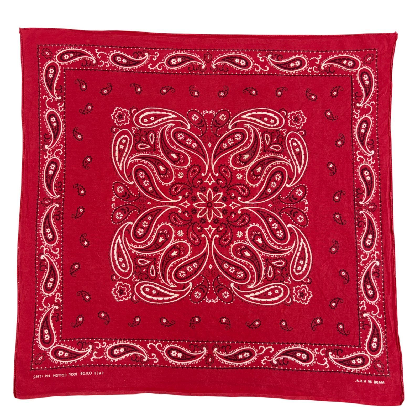 b*s様 70s〜90s まとめ売り 10枚 vintage バンダナ ビンテー 新品 70s ビンテージ バンダナ 4枚セット USA製 紺系 コットン