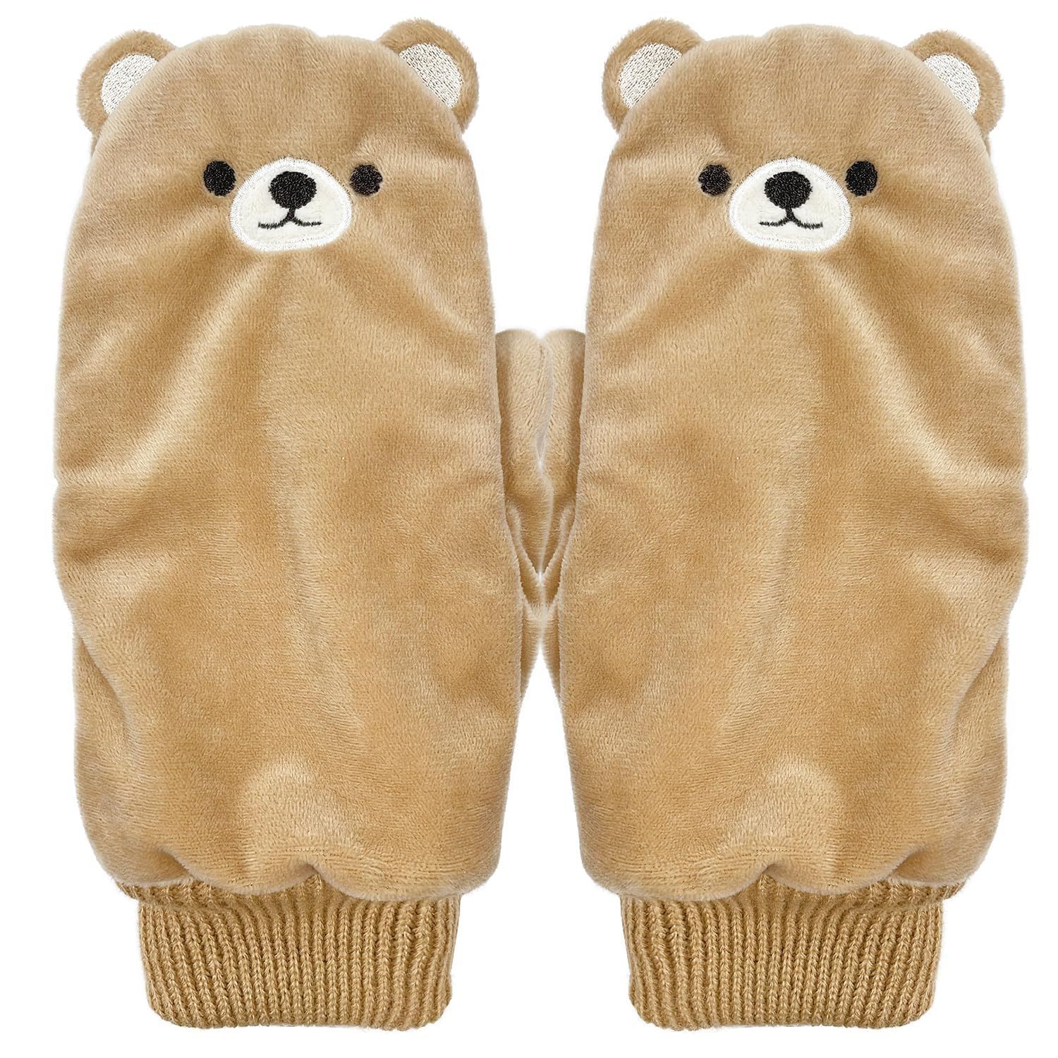 売切注意 お急ぎ下さい ゴリラ ミニチュアシュナウザー 犬 猫 パンダ 柴犬 アニマル かわいい 動物 レディース 手袋 あたたかい ミトン スマホ対応 ストリームマーケット WG 194 Stream