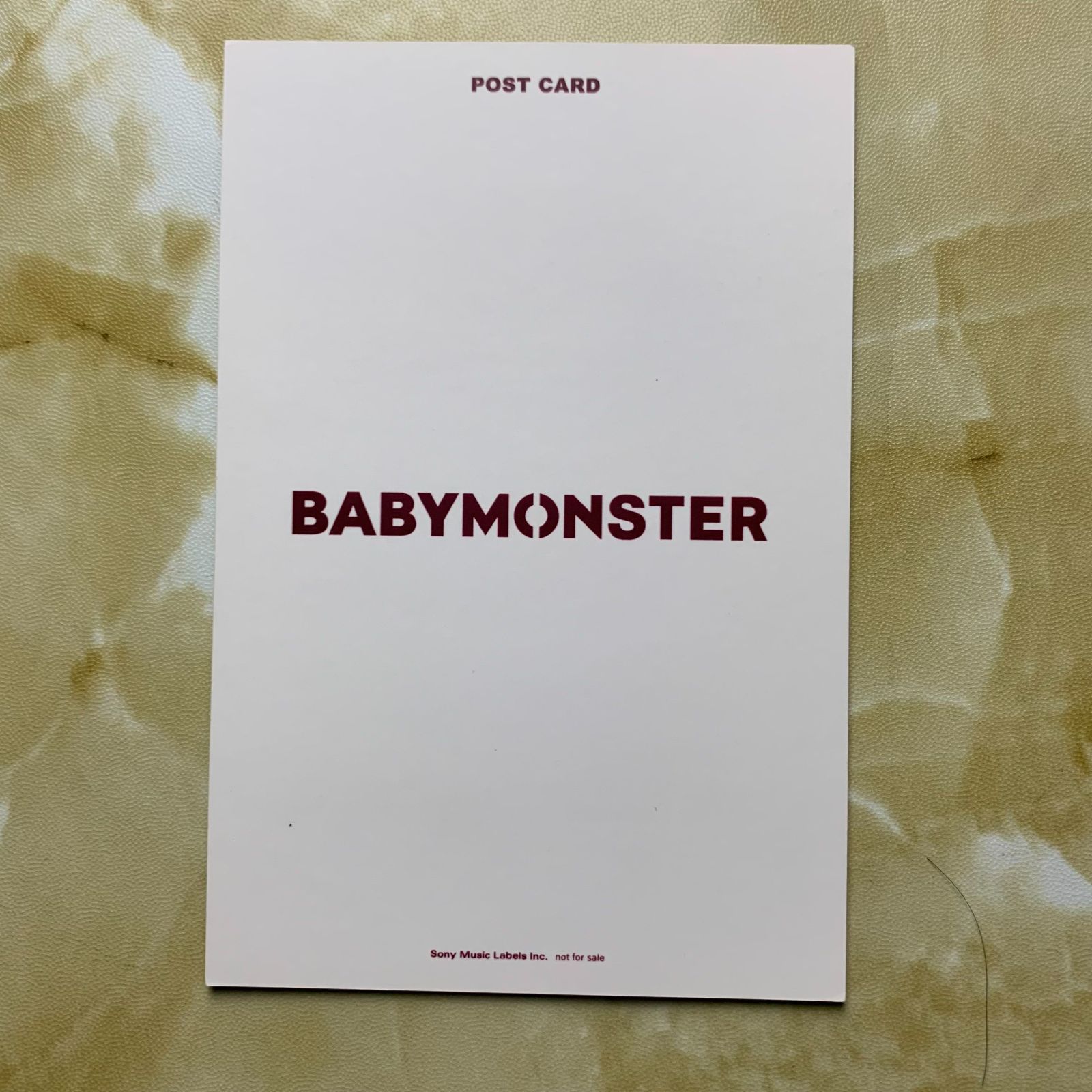 BABYMONSTER ポストカード ルカ ファンミーティング B賞 5/11 - メルカリ