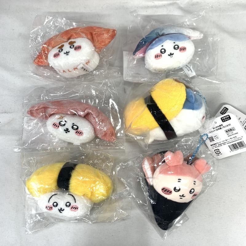 中古】現状品)ちいかわ寿司ｾｯﾄ(シーサー/サーモン・ハチワレ