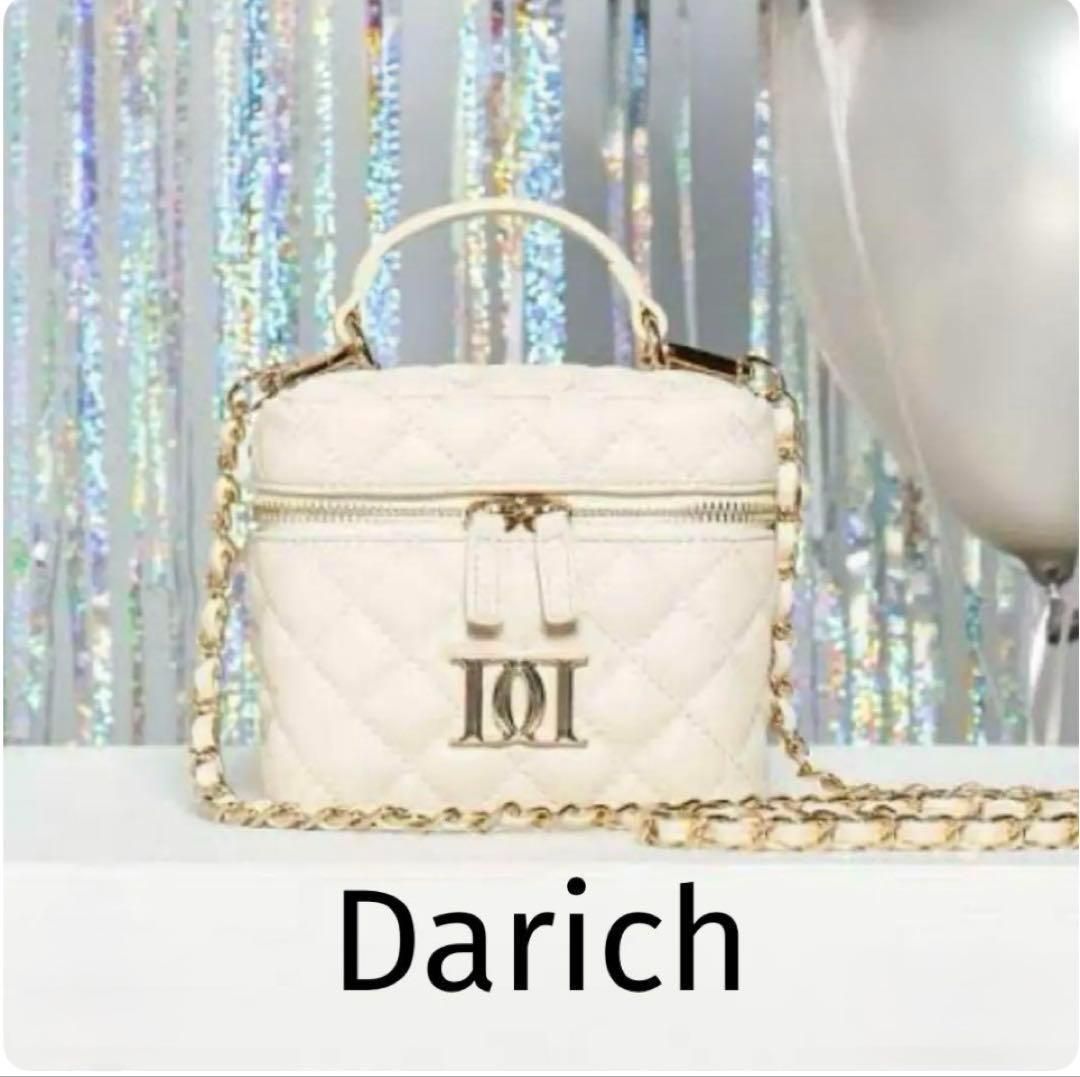 Darich キルティングスクエアミニバッグ  IVO 新品 Darich ダーリッチ キルティング スクエアミニバッグ タグ