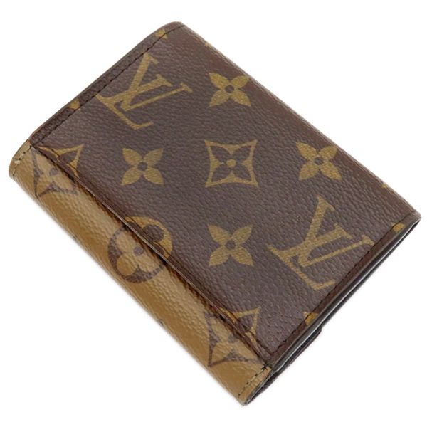 ルイヴィトン LOUIS VUITTON コインケース ポルトモネ ロザリ モノグラムキャンバス モノグラムリバースキャンバス モノグラムリバース ゴールド金具 茶 小銭入れ カードケース M82333 RFID 箱