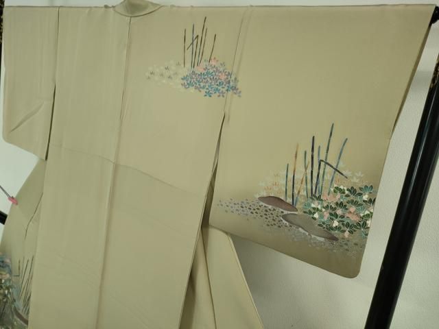 平和屋着物□極上 十日町 加賀草木友禅の第一人者 田村哲彦 訪問着