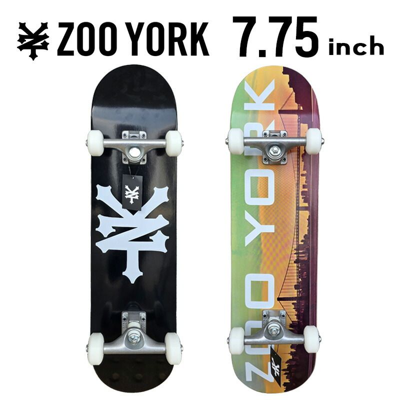 ZOO YORK スケートボード コンプリートデッキ ZOOYORK ズーヨーク 7.75インチ スケボー スケートボード