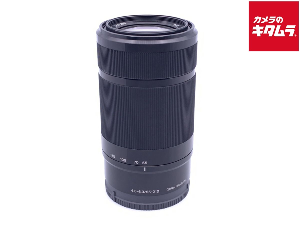 SONY 4.5-6.3/55-210 ズームレンズ ブラックSEL55210 中古】 【美品