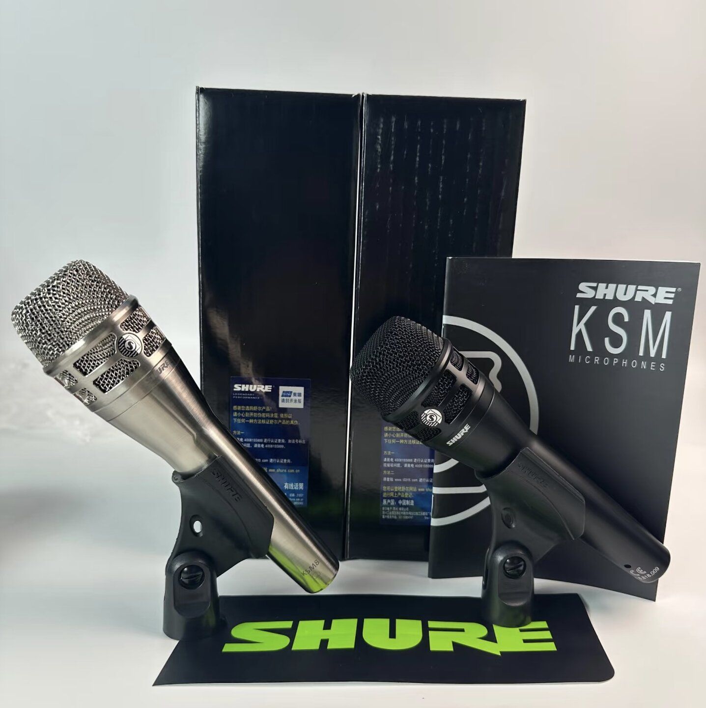 美品】SHURE KSM8 N-J ダイナミックマイク ケース付き 美品】SHURE