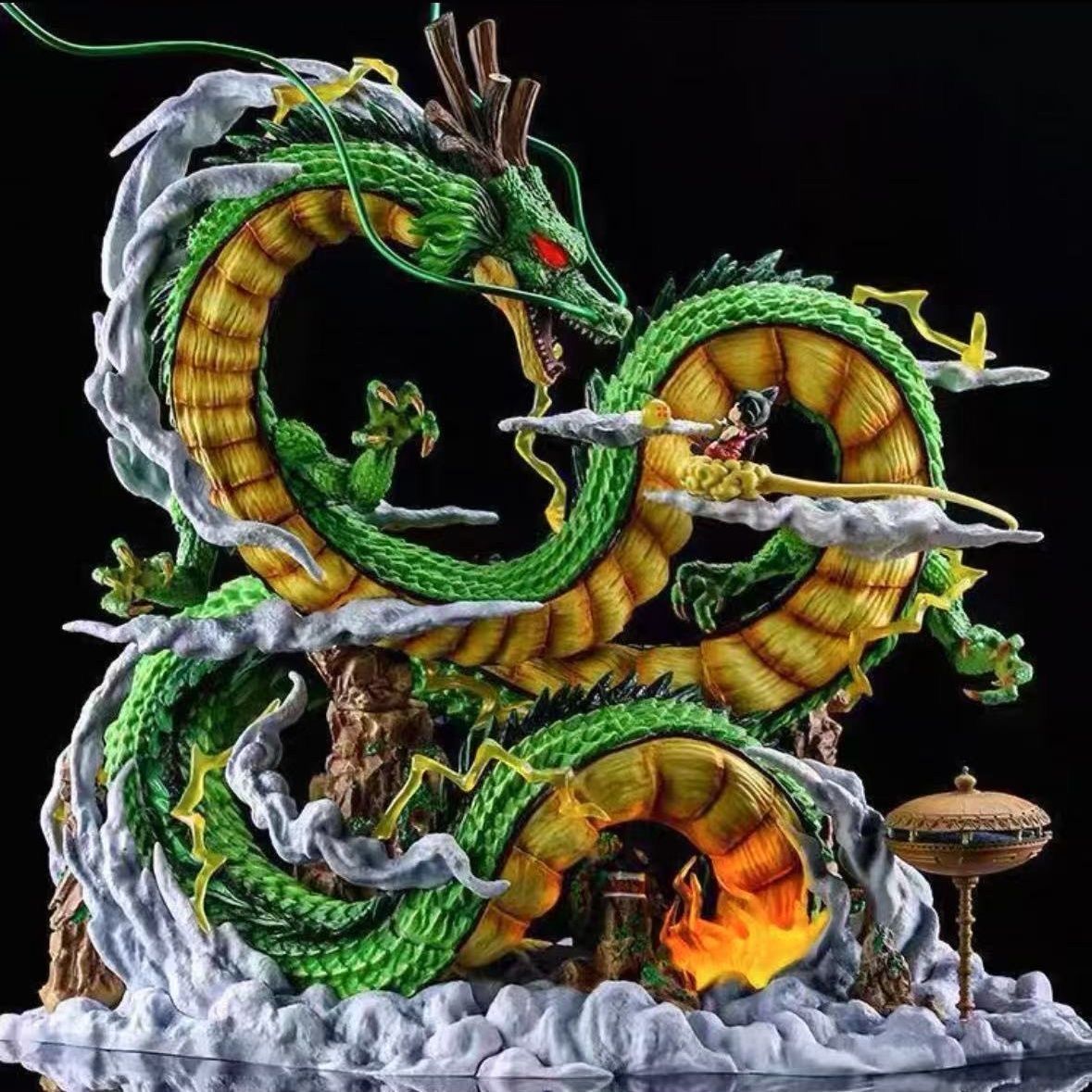 新品 未使用 ドラゴンボール 神龍と悟空 フィギュアー50CM 海外