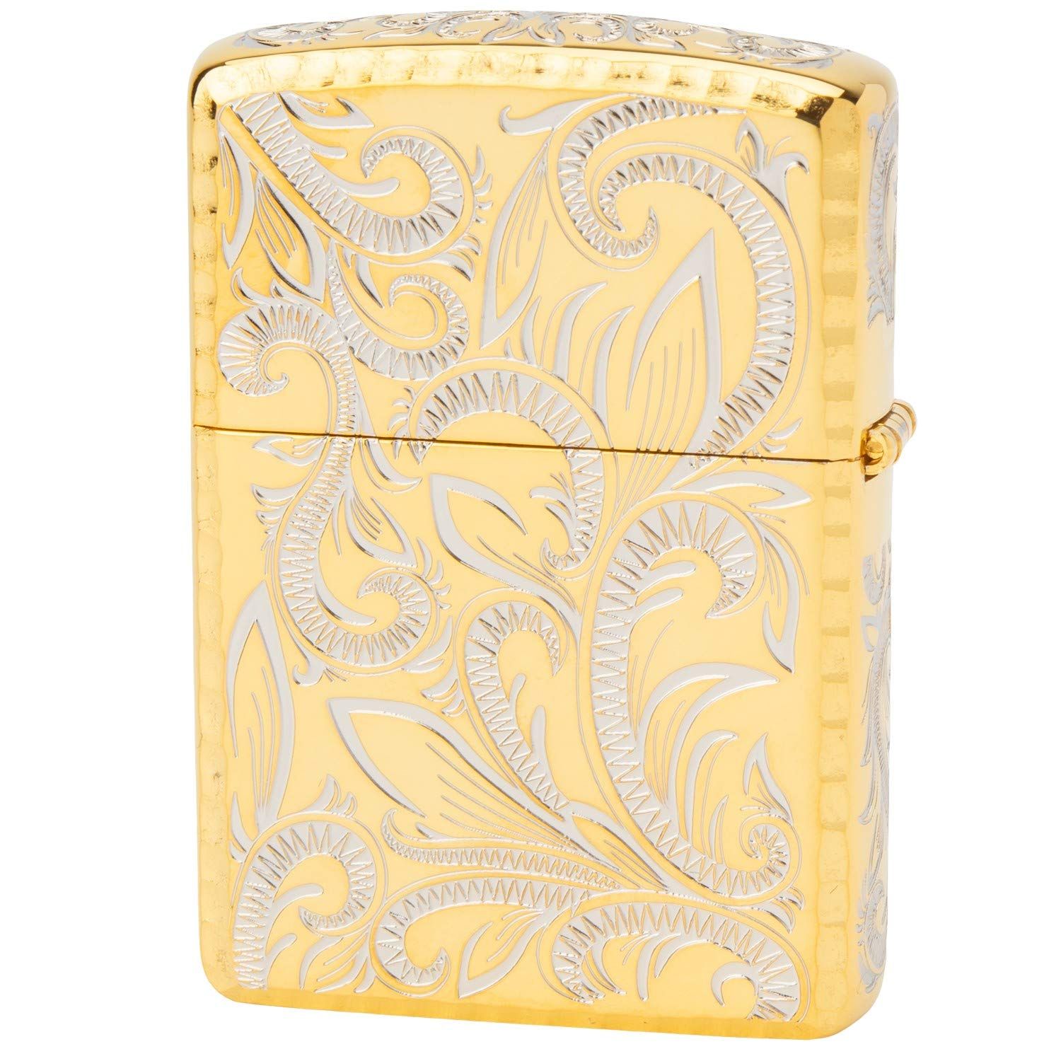 ZIPPO ジッポー ライター アーマー クラシック アラベスク 5面加工 SKLAD-KIRPICHA_RU