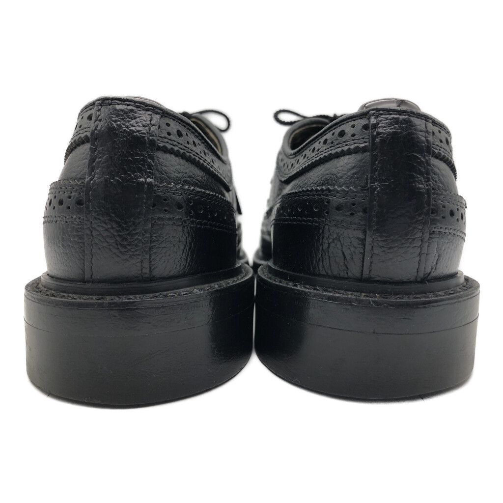 USA製 Dexter デクスター ロングウィングチップ レザーシューズ ブラック (メンズ 9 C) 中古 古着 KA0810 USA製 Dexter デクスター ロングウィングチップ レザーシューズ