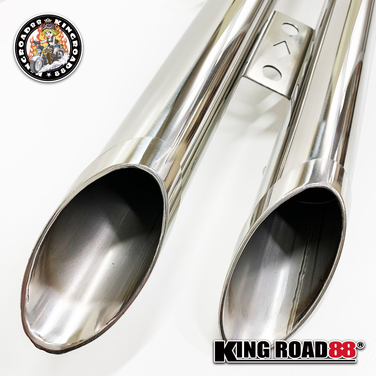 ホンダマグナ50 マフラー サイレンサー ダブルスラッシュAC13 JMCA 楽天市場】ホンダ マグナ50 AC13 KingRoad88 スラッシュカット