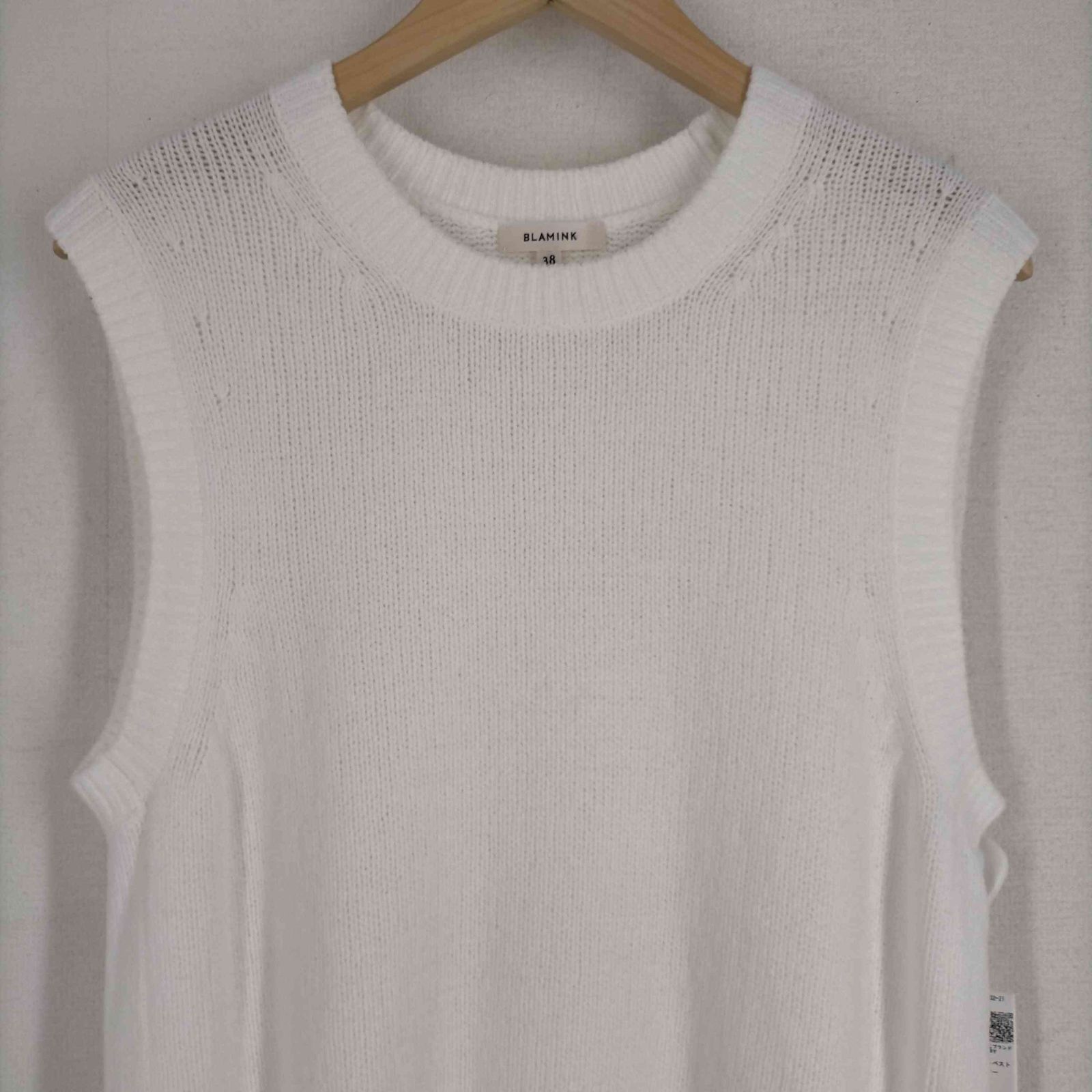ブラミンク BLAMINK C/R CN NSL ベスト コットンレーヨンノースリーブ