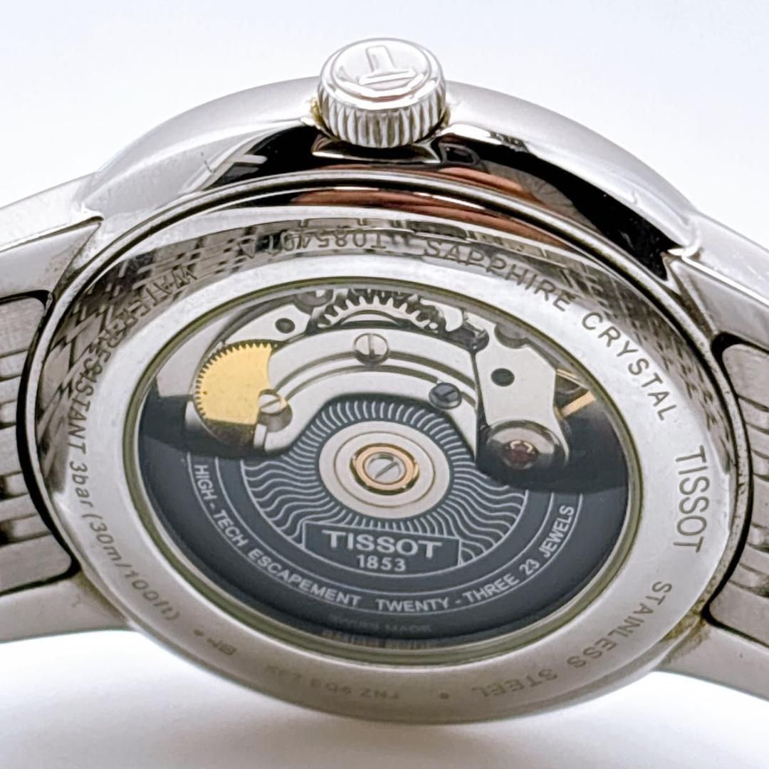 351ティソ　T085407A パワーマチック80 自動巻き　デイト　腕時計 351ティソT085407A パワーマチック80 自動巻きデイト腕時計