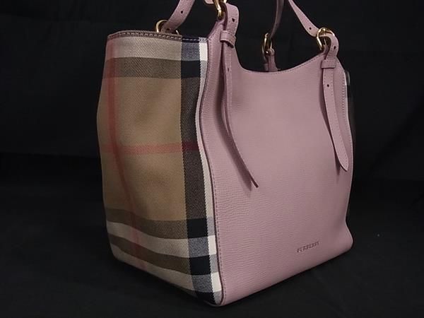 格安，100%新品】 極美品 BURBERRY バーバリー ノバチェック レザー 