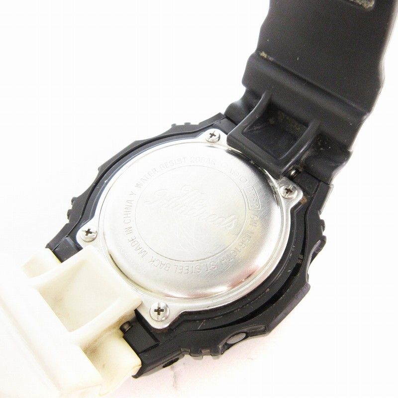 カシオジーショック CASIO G-SHOCK ハンドレッツ THE HUNDREDS コラボ 腕時計 デジタル タフソーラー 電波  GW-M5610TH-1JR 白 黒 ホワイト ブラック ウォッチ ■SM1