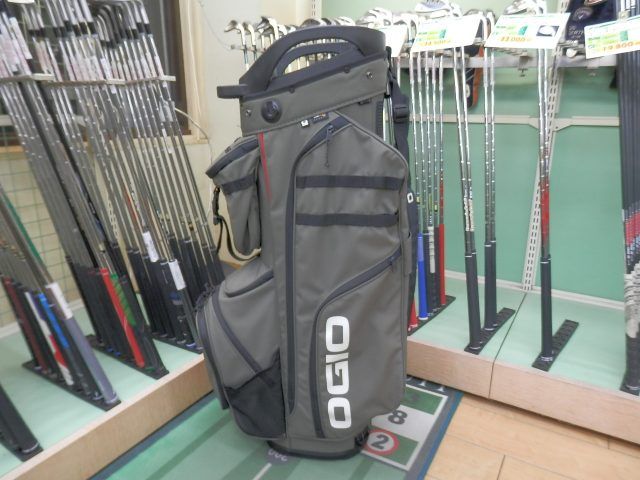 キャディバッグ 即決 Ｒ７９ ＯＧＩＯ キャディバッグ カーキ 3314