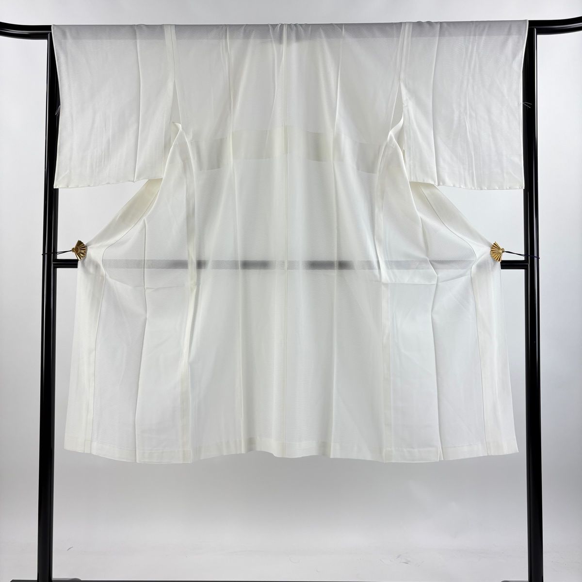 長襦袢 身丈125cm 裄丈64cm M 絽 白 正絹 秀品