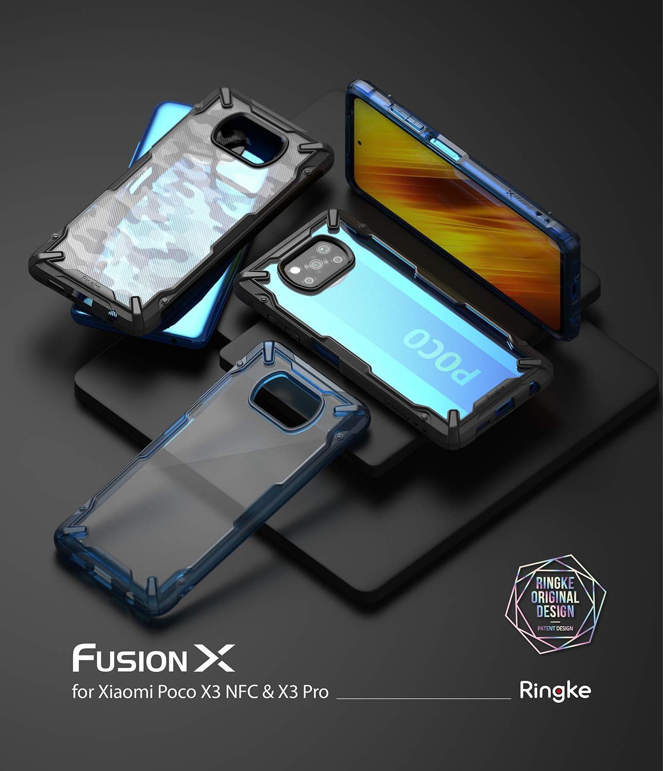 特価セール】【Ringke】Xiaomi Poco X3 NFC ケース Poco X3 Pro ケースストラップホール [米軍MIL規格取得]  クリア 落下防止 スマホケース カバー Qi ワイヤレス充電対応 Fusion-X (Black ブラック) ばーれんしょっぷす メルカリ