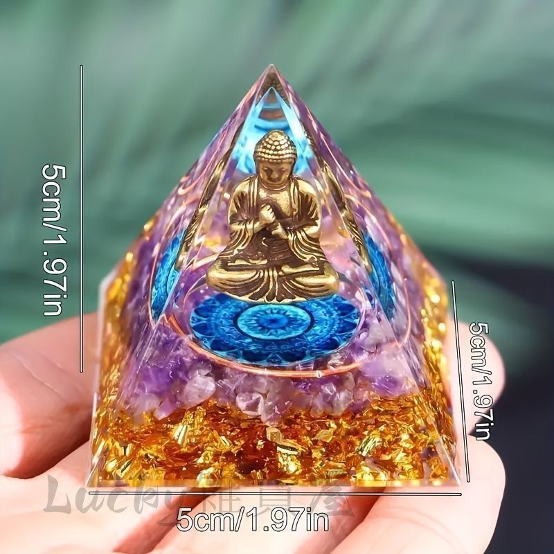 ★負のエネルギー遮断身代わり神仏梵字オルゴナイト 楽天市場】オルゴナイト 悟りの結晶 仏様 紫石or黒石 置物 大仏