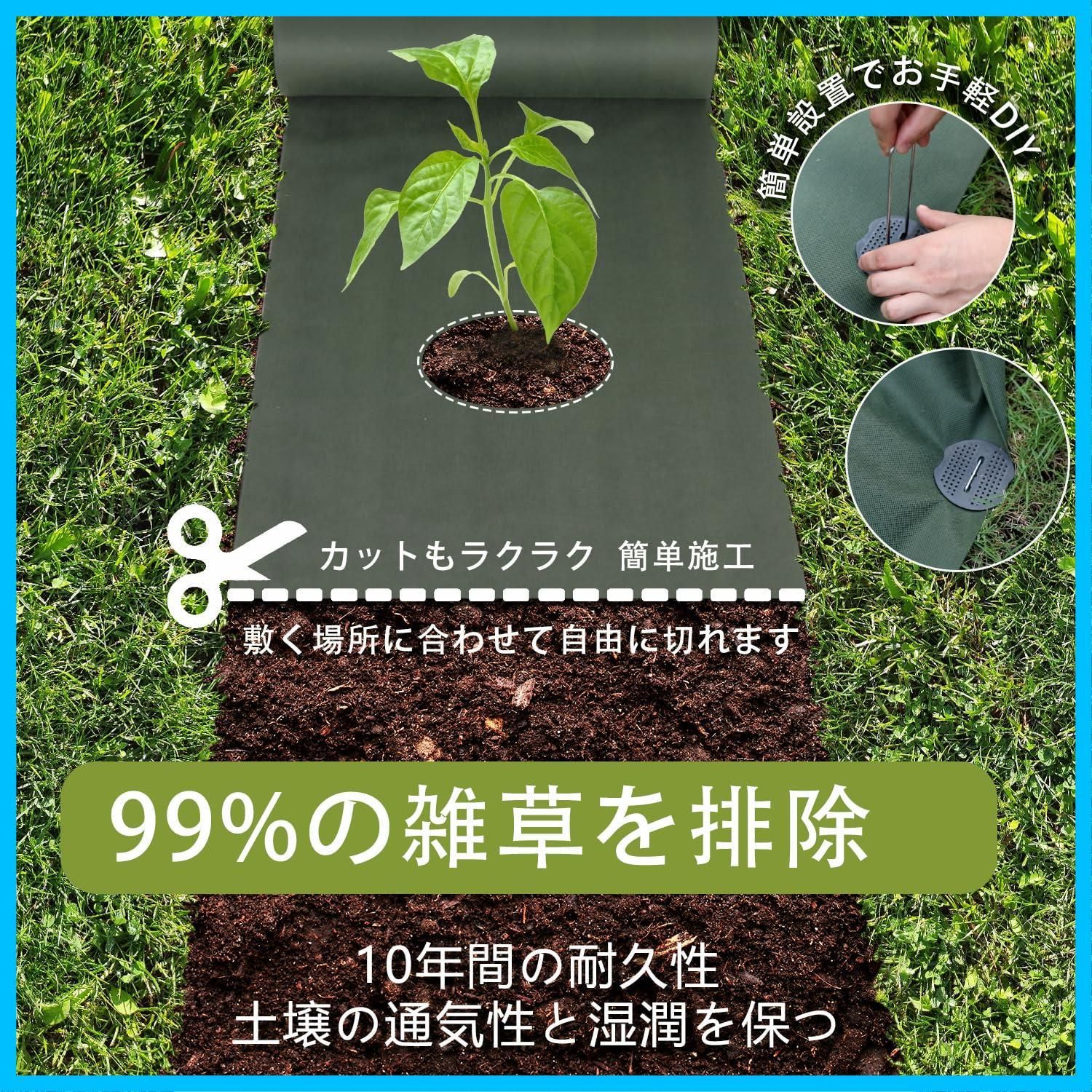 通路など雑草防止シート