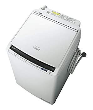 日立 タテ型洗濯乾燥機 ビートウォッシュ 洗濯8kg 洗濯~乾燥4.5kg 本体幅57cm BW-DV80E W ホワイト