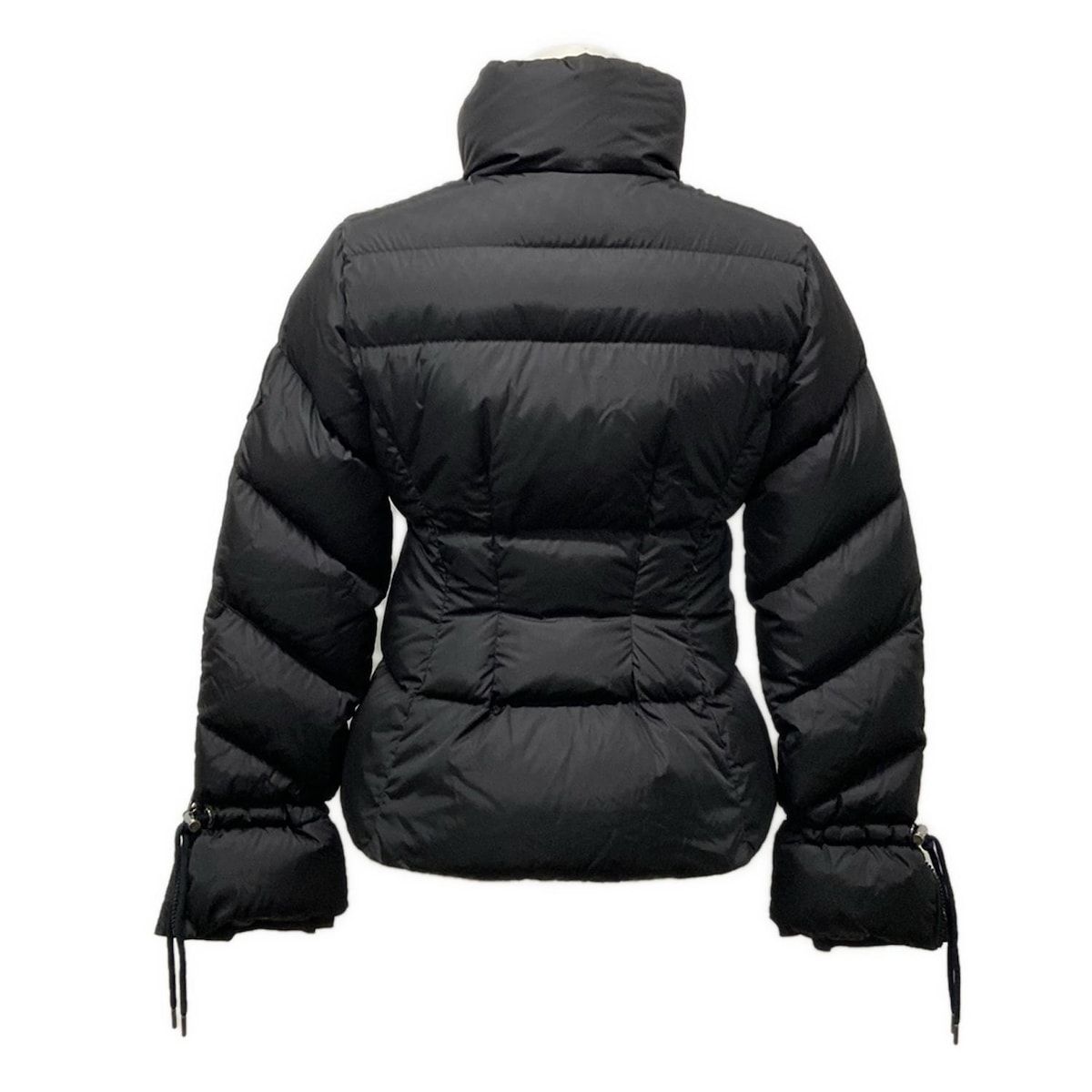 ハッピー　【美品】モンクレールダウンジャケットレディース　黒　サイズ00 MONCLER(モンクレール) ダウンジャケット サイズ00 XS