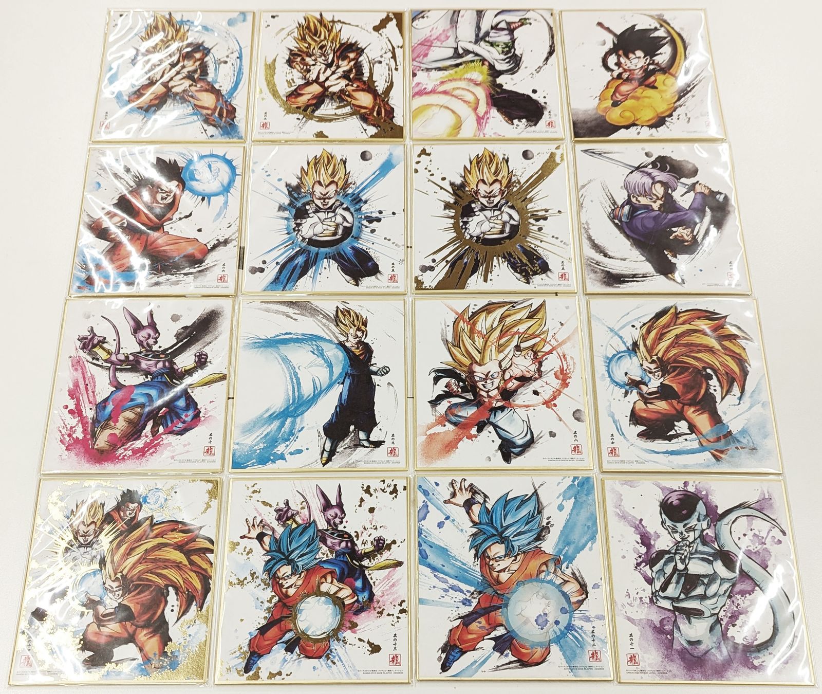 BANDAI 1弾/2332808 ドラゴンボール 色紙ART全16種コンプ セット