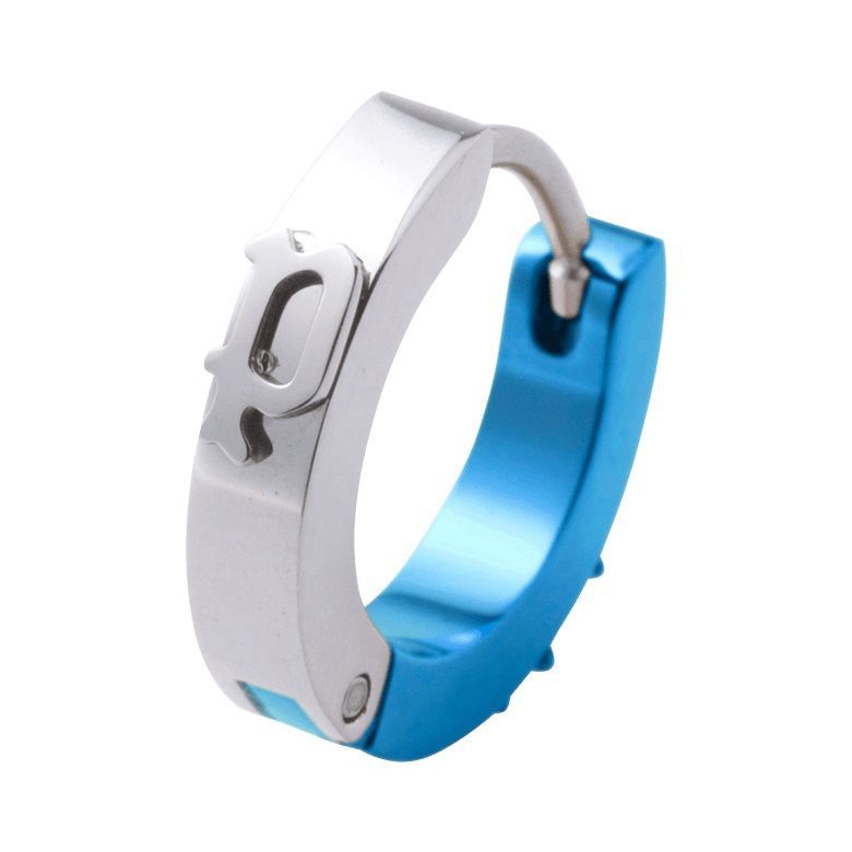 ポリス POLICE シングル フープ ピアス メンズ UYUNI POLICE ポリス ピアス メンズ ブランド シングル フープピアス