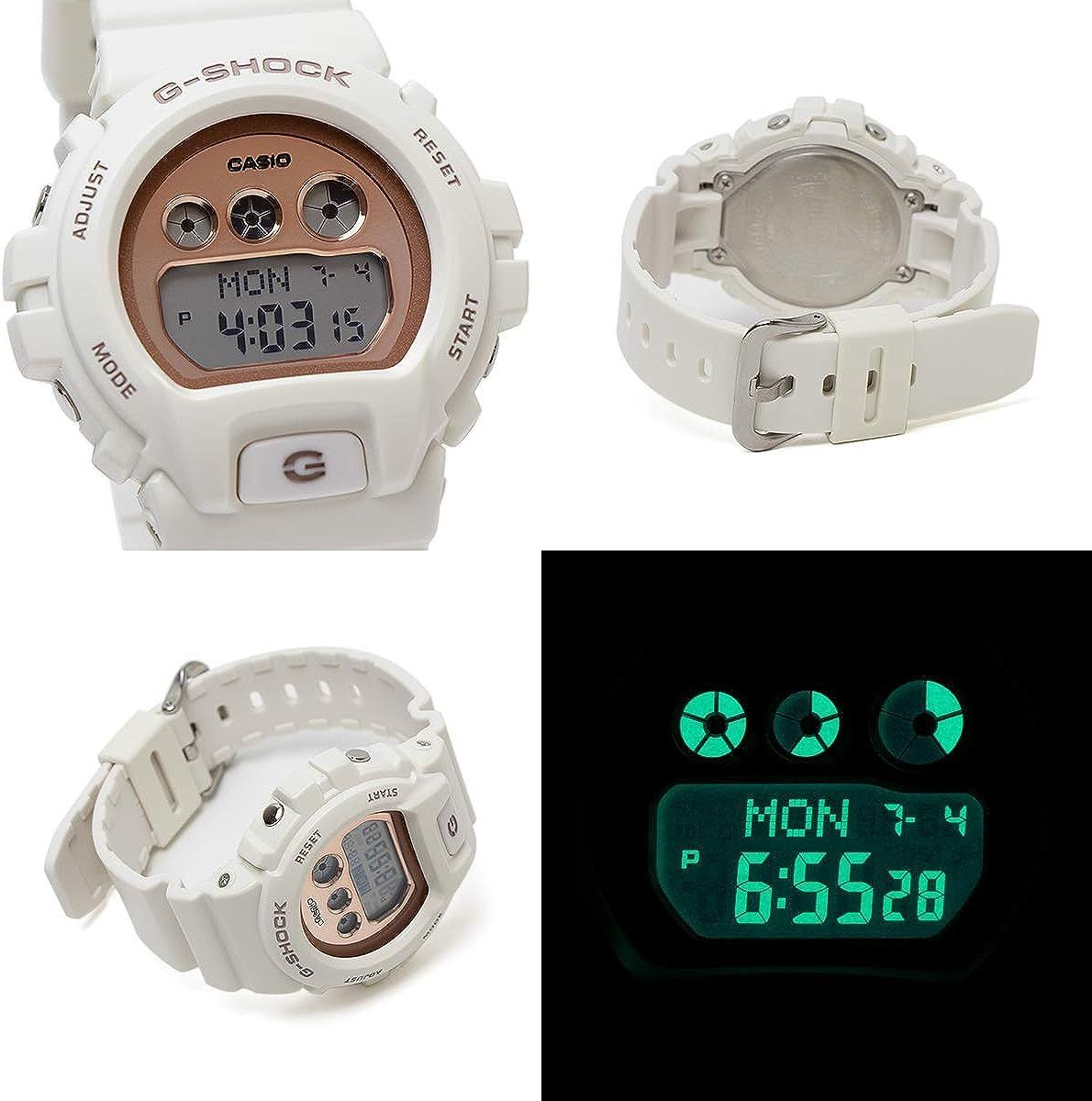 CASIO カシオ G-SHOCK-Sシリーズ ホワイト・ローズゴールド 三つ