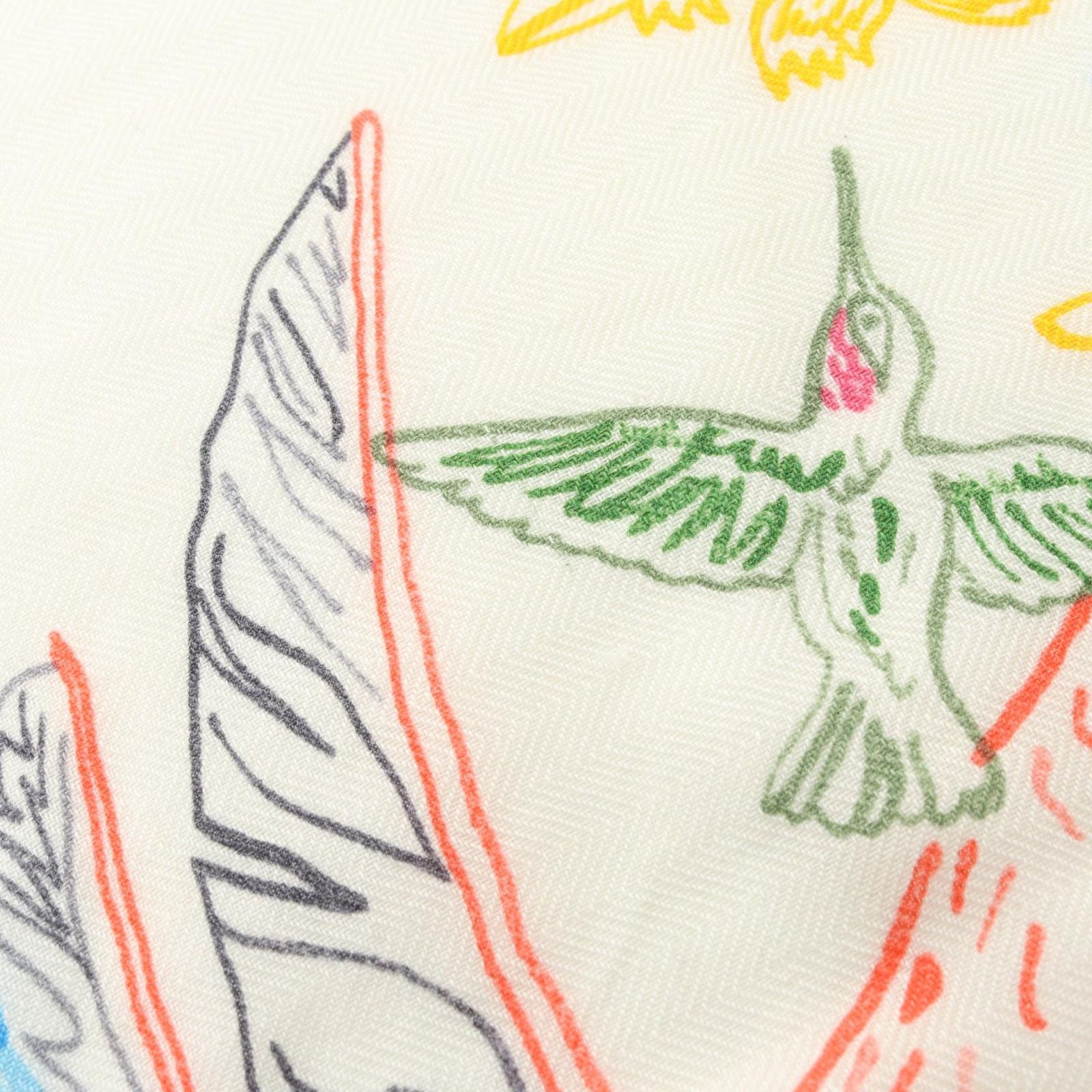 HERMES エルメス トライアングルジェアン Flamingo Party