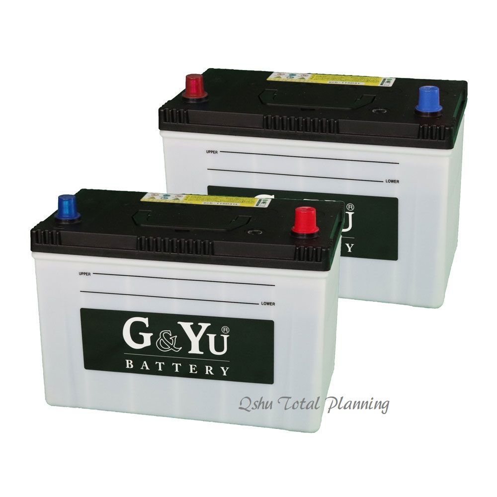 G-Yu ジーアンドユー バッテリー な２個セット 115D31L ＋ 115D31R ecobaシリーズ 充電制御車対応
