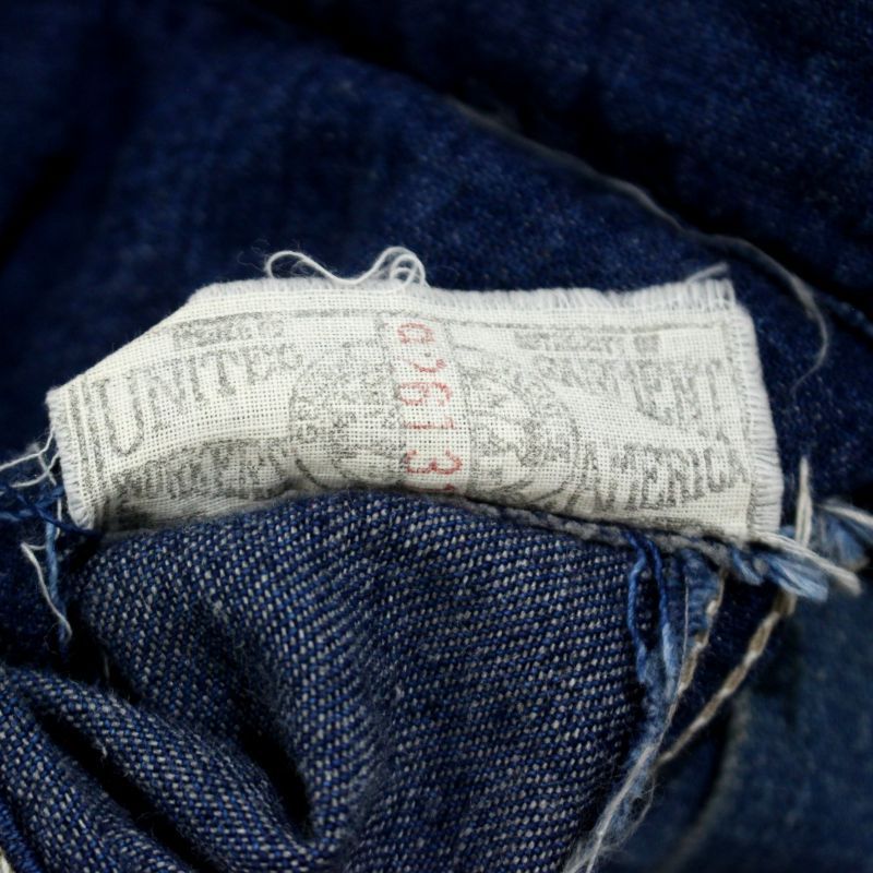 60s USA製 vintage Sears 襟コーデュロイ 裏地ブランケット デニム