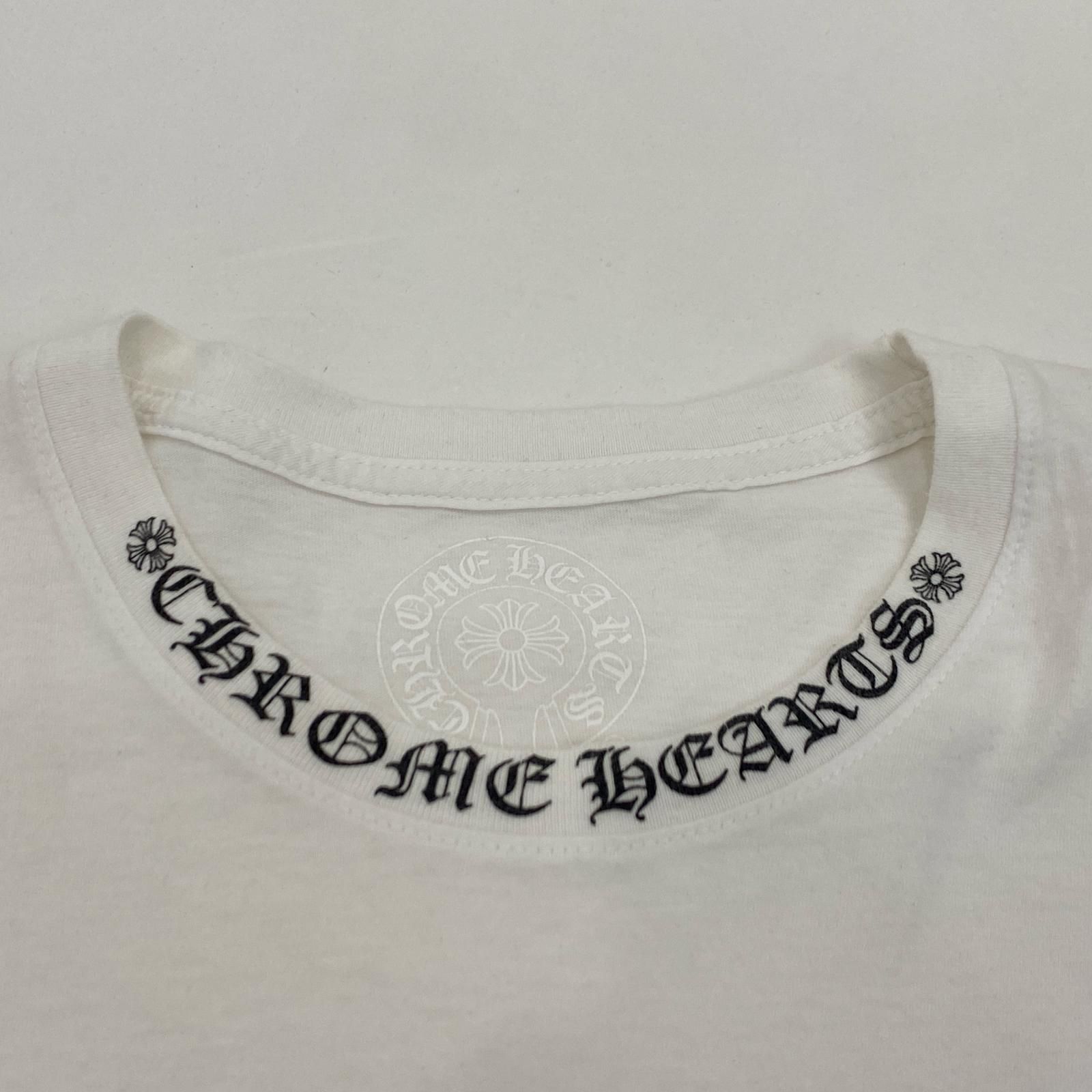 クロムハーツCHROME HEARTS Tシャツ 半袖 白/ホワイト正規品 中古 クロムハーツ CHROME HEARTS Tシャツ 半袖 胸ポケット M 白