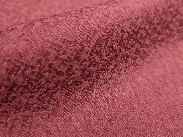 平和屋着物▽上質な色無地 単衣 割付き地紋 葡萄染色 正絹