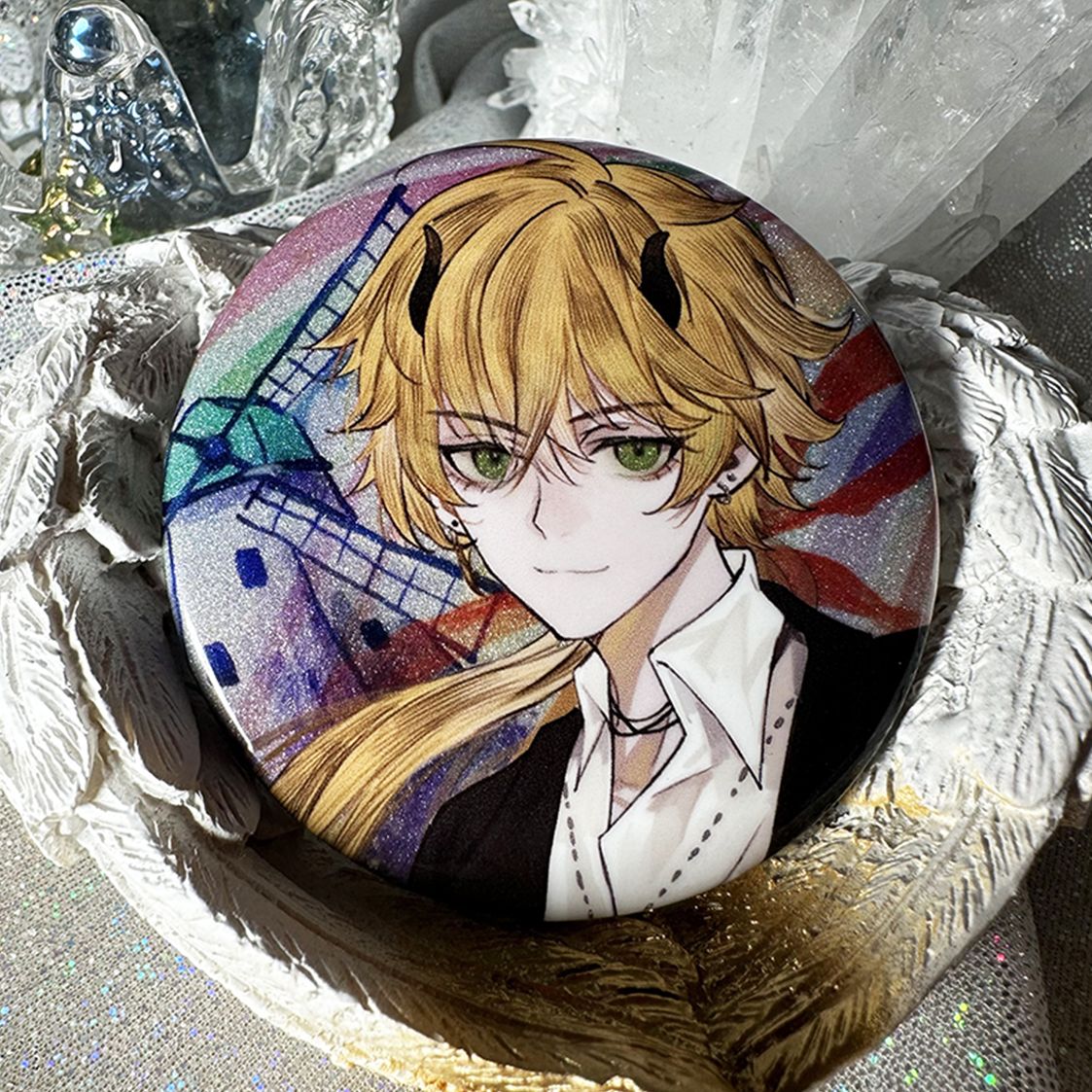 原神 同人缶バッジ トーマ A 缶バッヂ - メルカリ