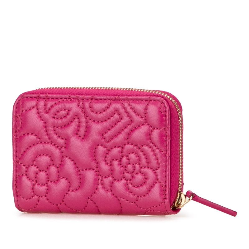 【美品】CHANEL シャネル カメリア ココマーク ラムスキン 小銭入れ CHANEL （新品・未使用品）シャネル ココマーク カメリア