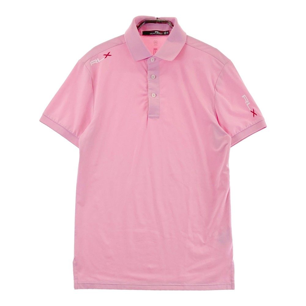 【新品】RLX GOLF ラルフローレン 半袖 ポロシャツ M L ピンク RLX ラルフローレン 半袖ポロシャツ ピンク