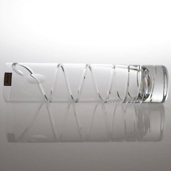 バカラ 花瓶 ○ オルグ スパイラル フラワー ベース ヴェース 20cm