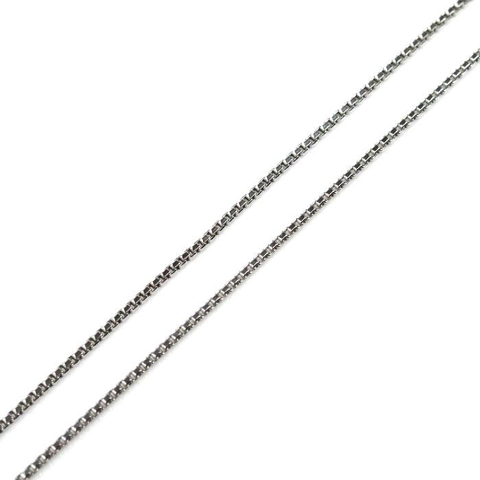 Pt850プラチナ ネックレス ダイヤモンド0.31ct 2.4g 40cm 一粒