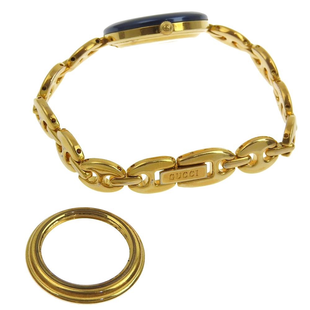 GUCCI】グッチ チェンジベゼル 11/12.2 金メッキ ゴールド