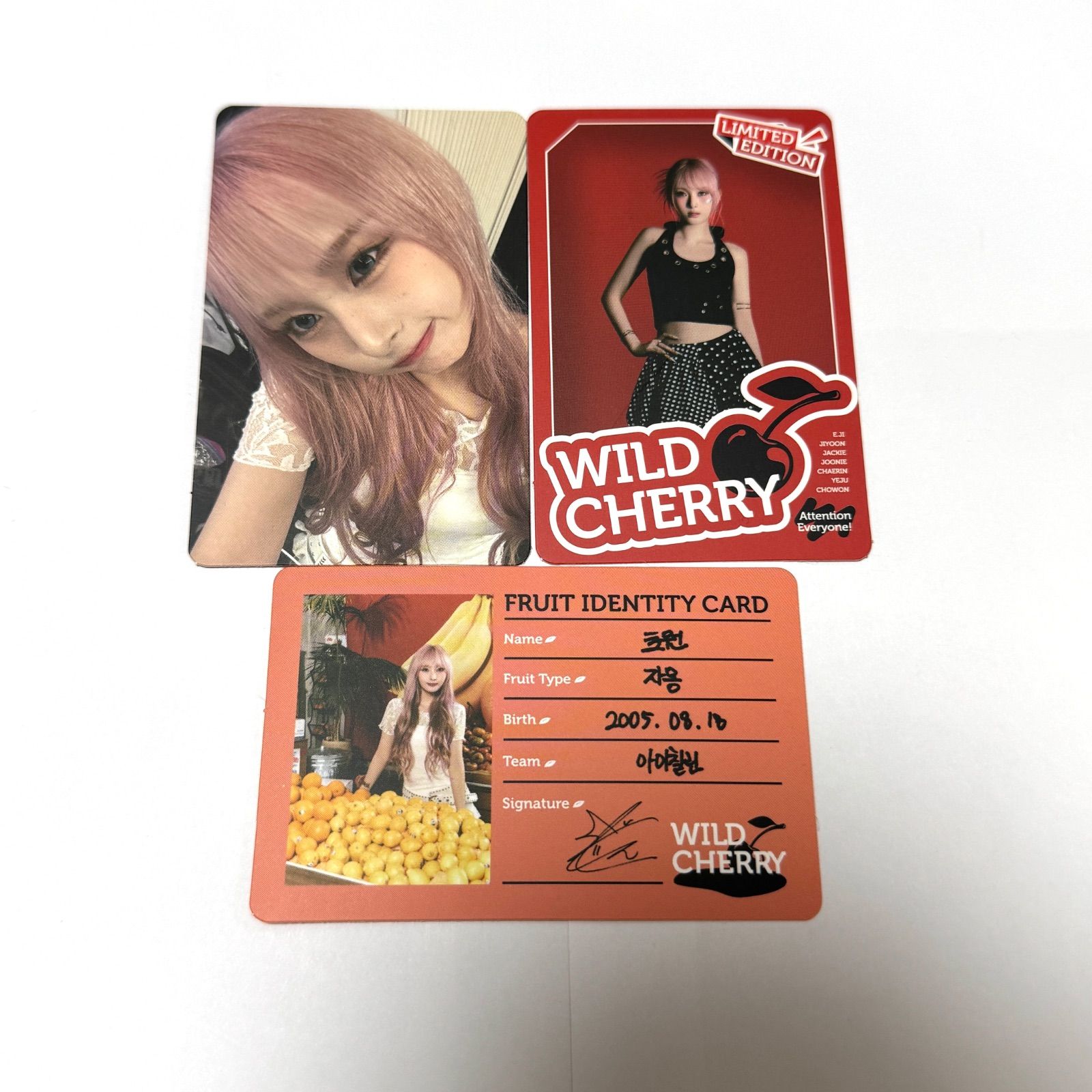 Ichillin' チョウォン wild cherry 封入トレカ セット - メルカリ