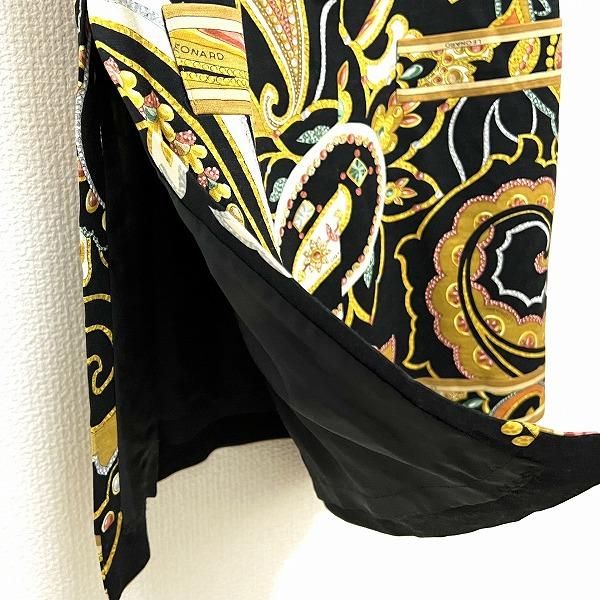 美品　LEONARD　レオナール　モノトーン　総柄　ウール100%　ベスト　ジレ LEONARD（ベスト/ジレ）のフリマアイテム一覧