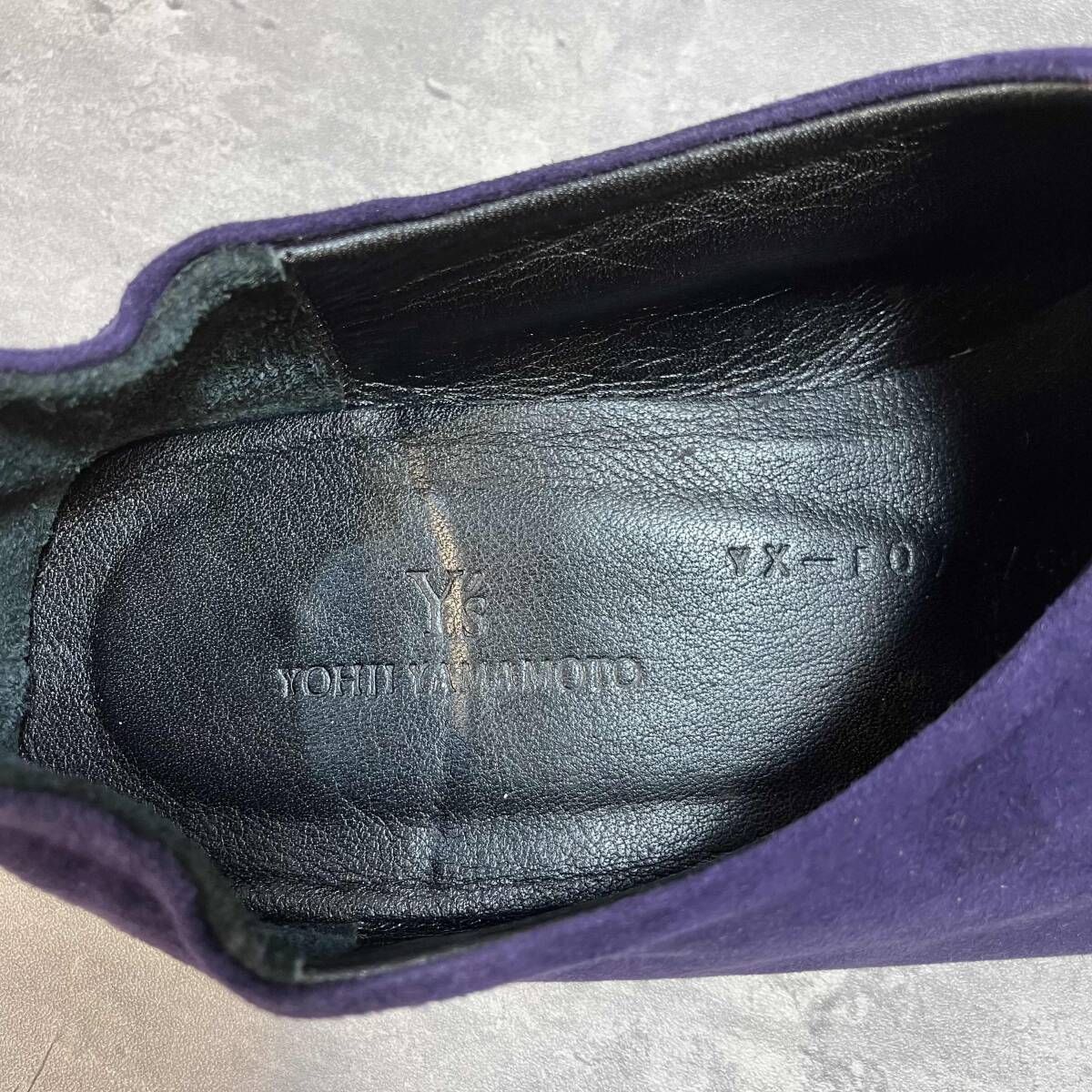 07aw Y s スエードフラットシューズ パンプス サイズ 3 パープル ワイズ KIN-KAAI_COM