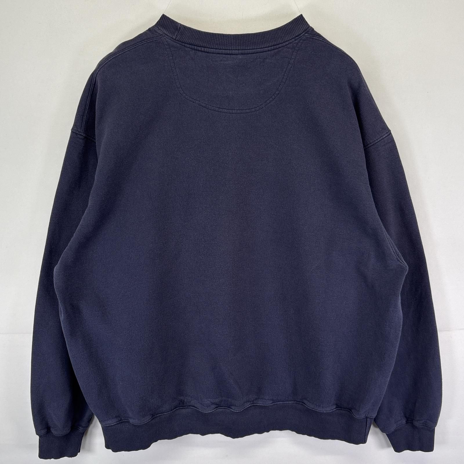 メキシコ製 古着◆チャンピオン カレッジスウェットトレーナー ネイビー M 古着 チャンピオン Champion スウェット トレーナー 大きい