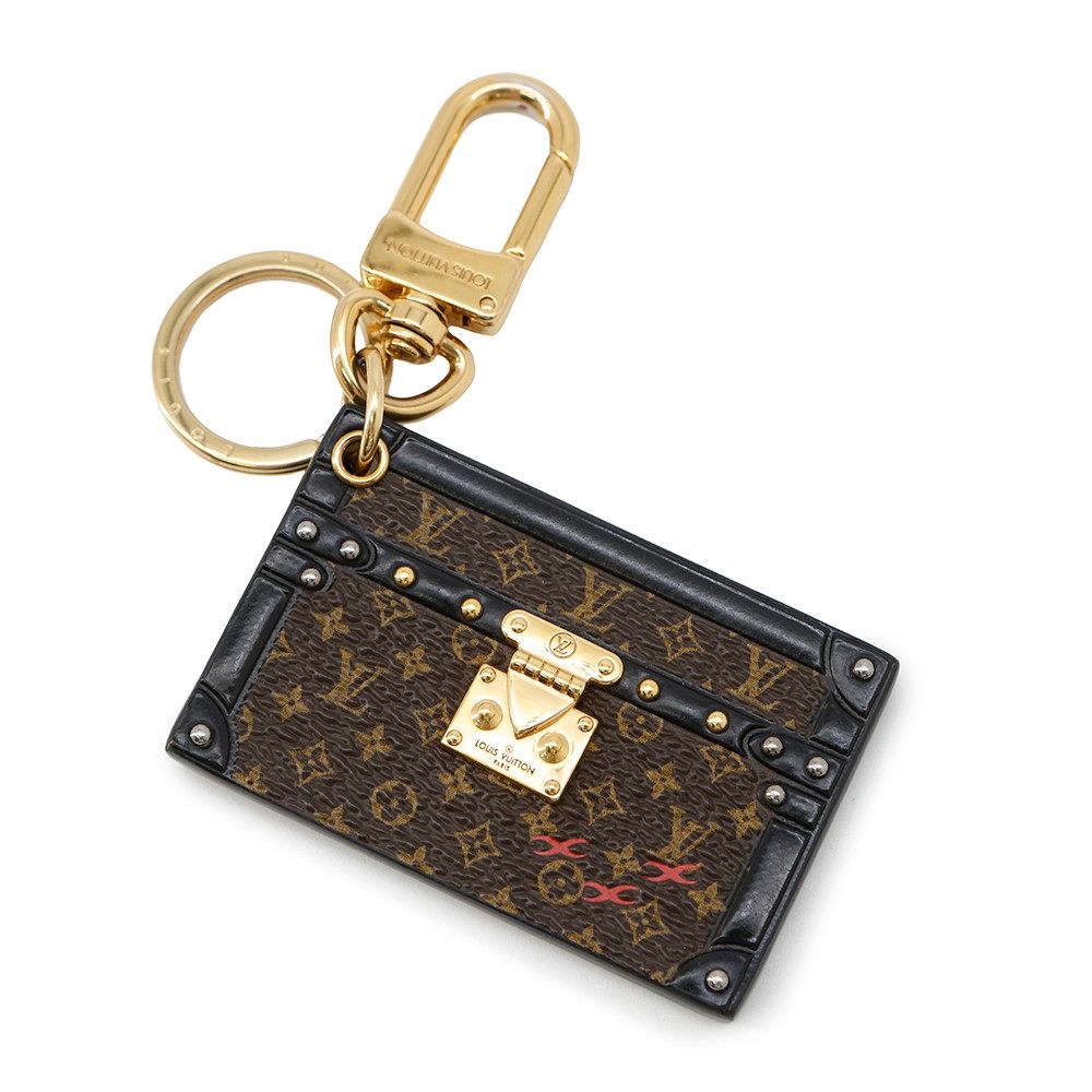 ルイヴィトン キーホルダー モノグラム バッグチャーム プティット マル M78618 LOUIS VUITTON ブラック 黒