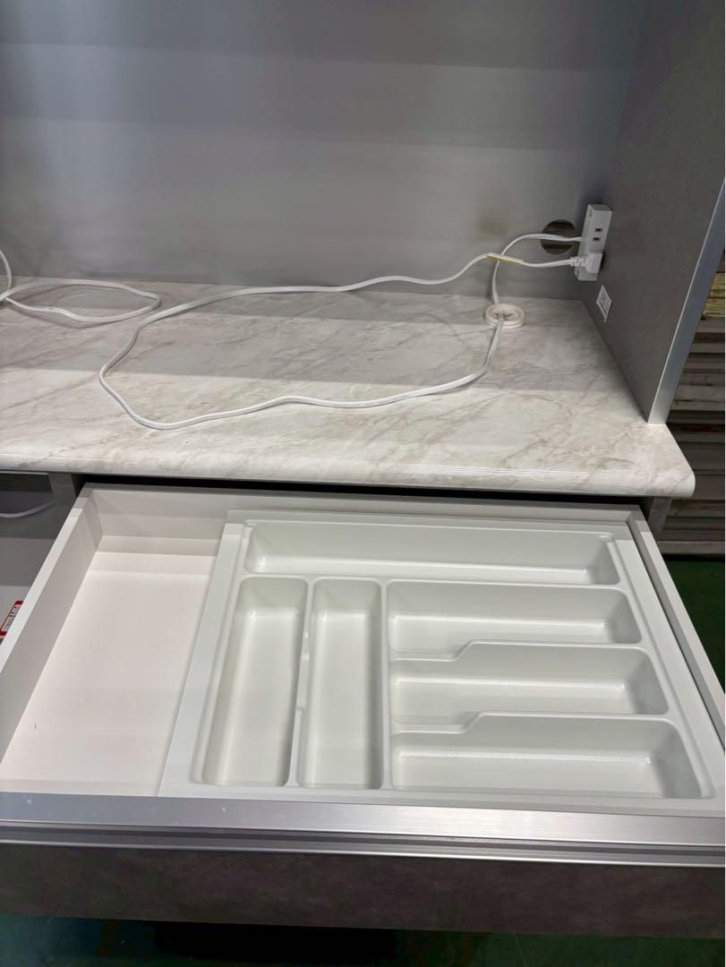 美品】 古賀家具工業 キッチンボード キッチンカウンター 食器棚 人気
