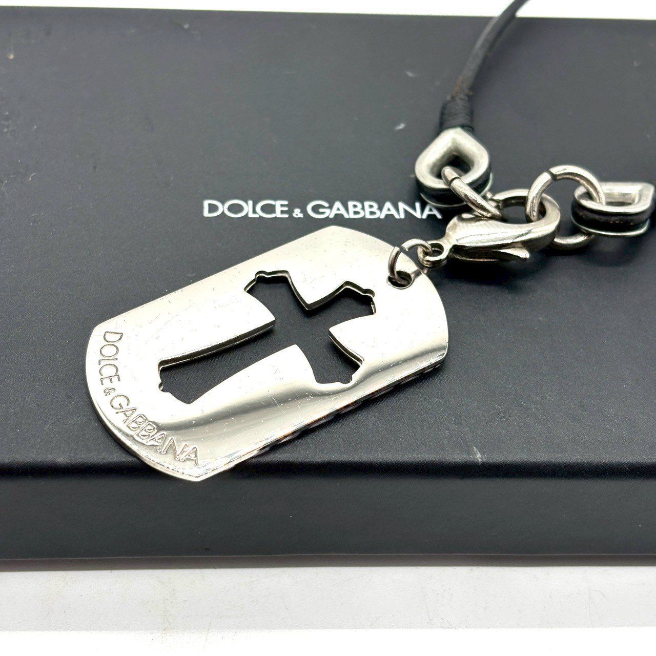 Dolce & Gabbana ドッグタグネックレスクロス