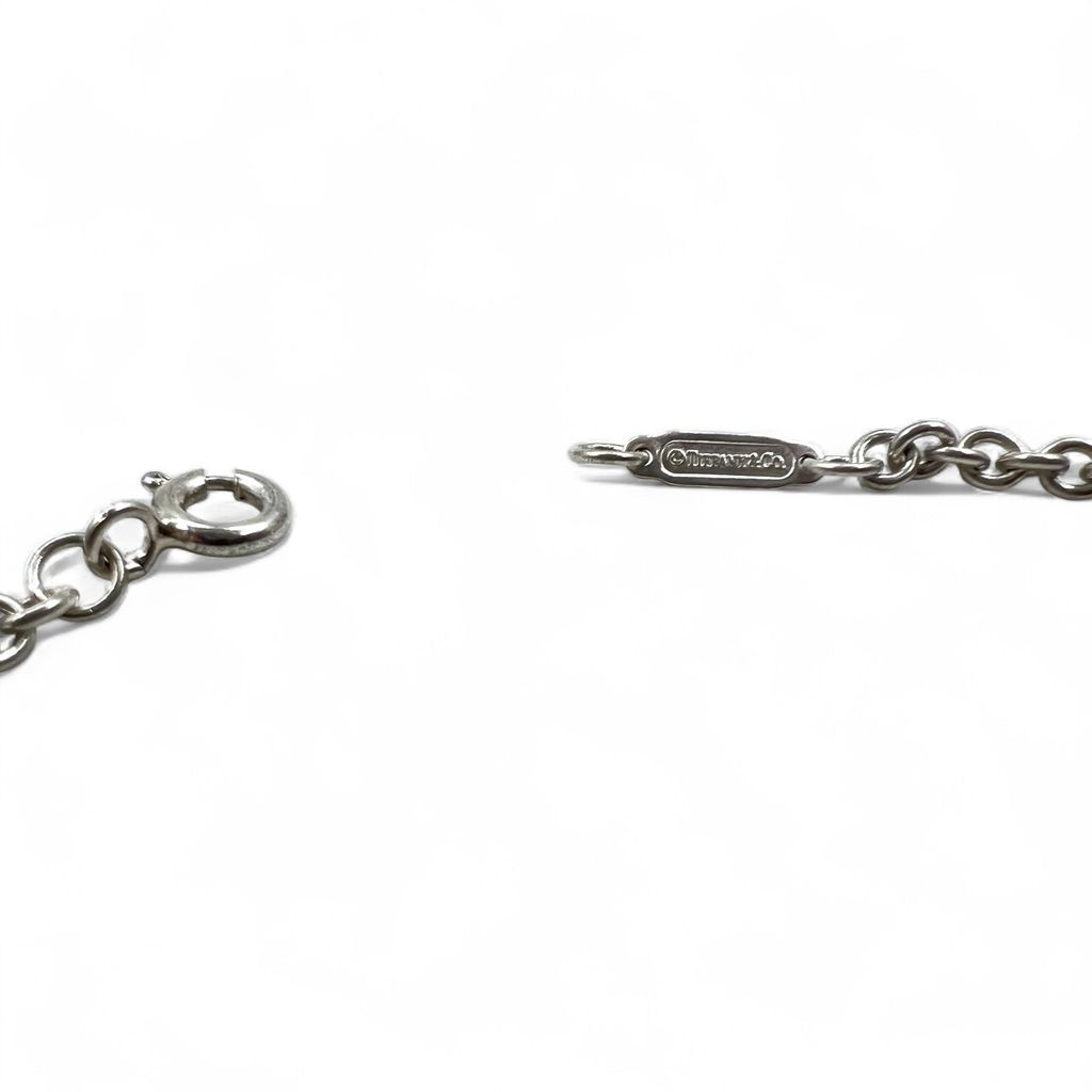 Tiffany & Co. リング型ペンダントネックレス TIFFANY & CO. トレフォイル クローバー キー ネックレス SILVER